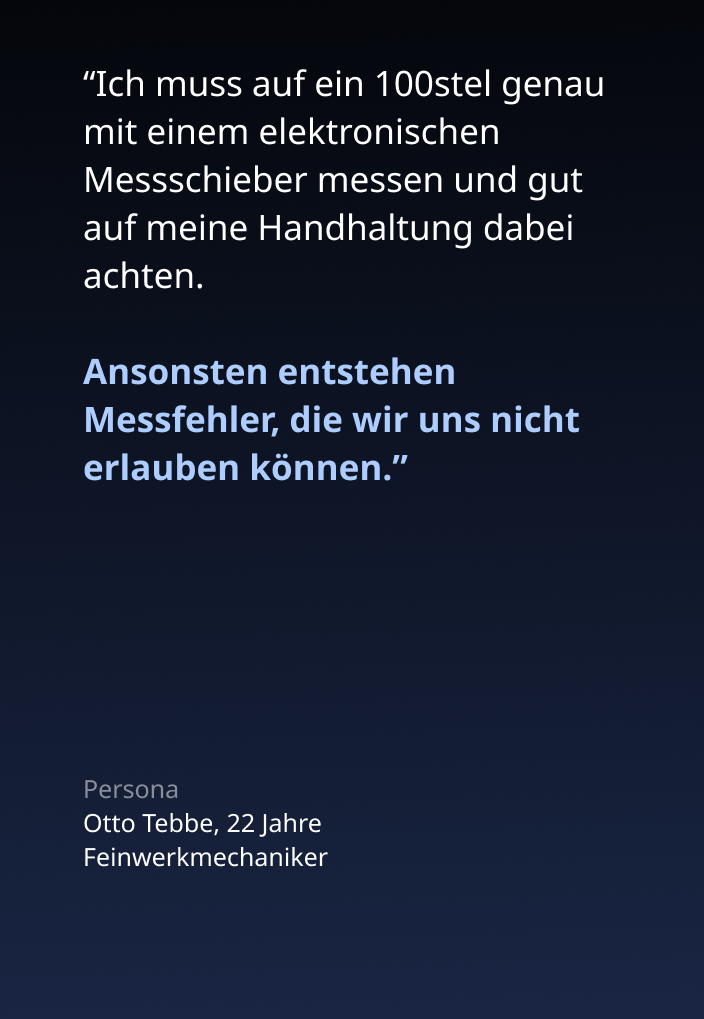 Messschieber Funktionen