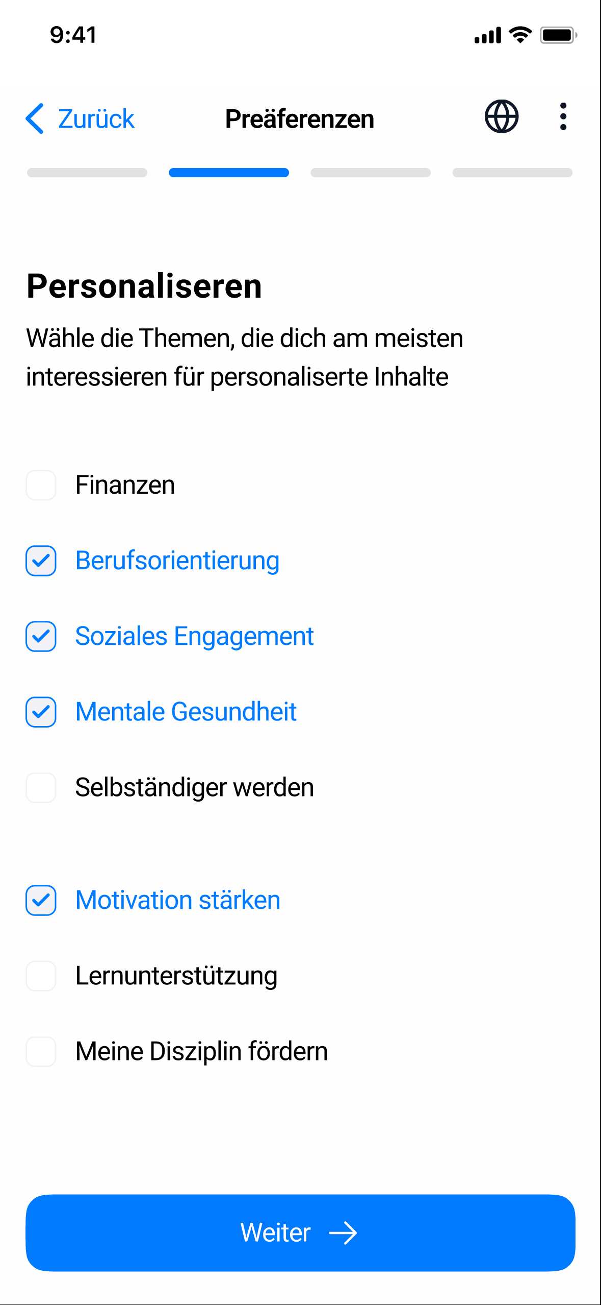 Prepa Onboarding Screen 2