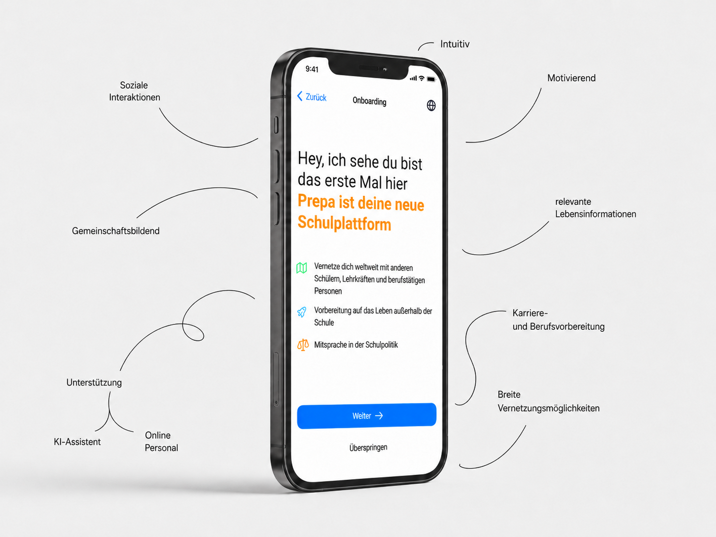 Prepa Onboarding Mockup